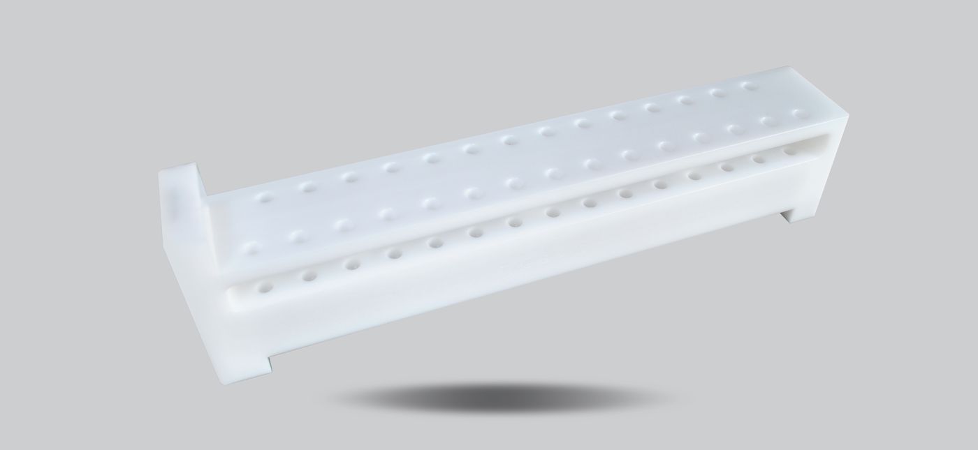 Precision micro-machined engineering-plastic part (2)