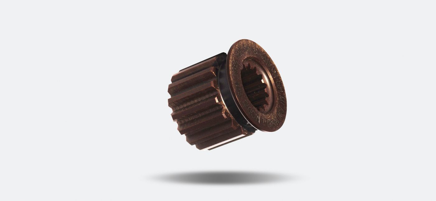 Precision micro-machined engineering-plastic part (10)