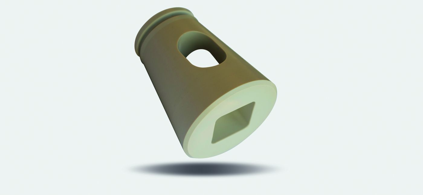 Engineering-plastic part machined to drawing (16)